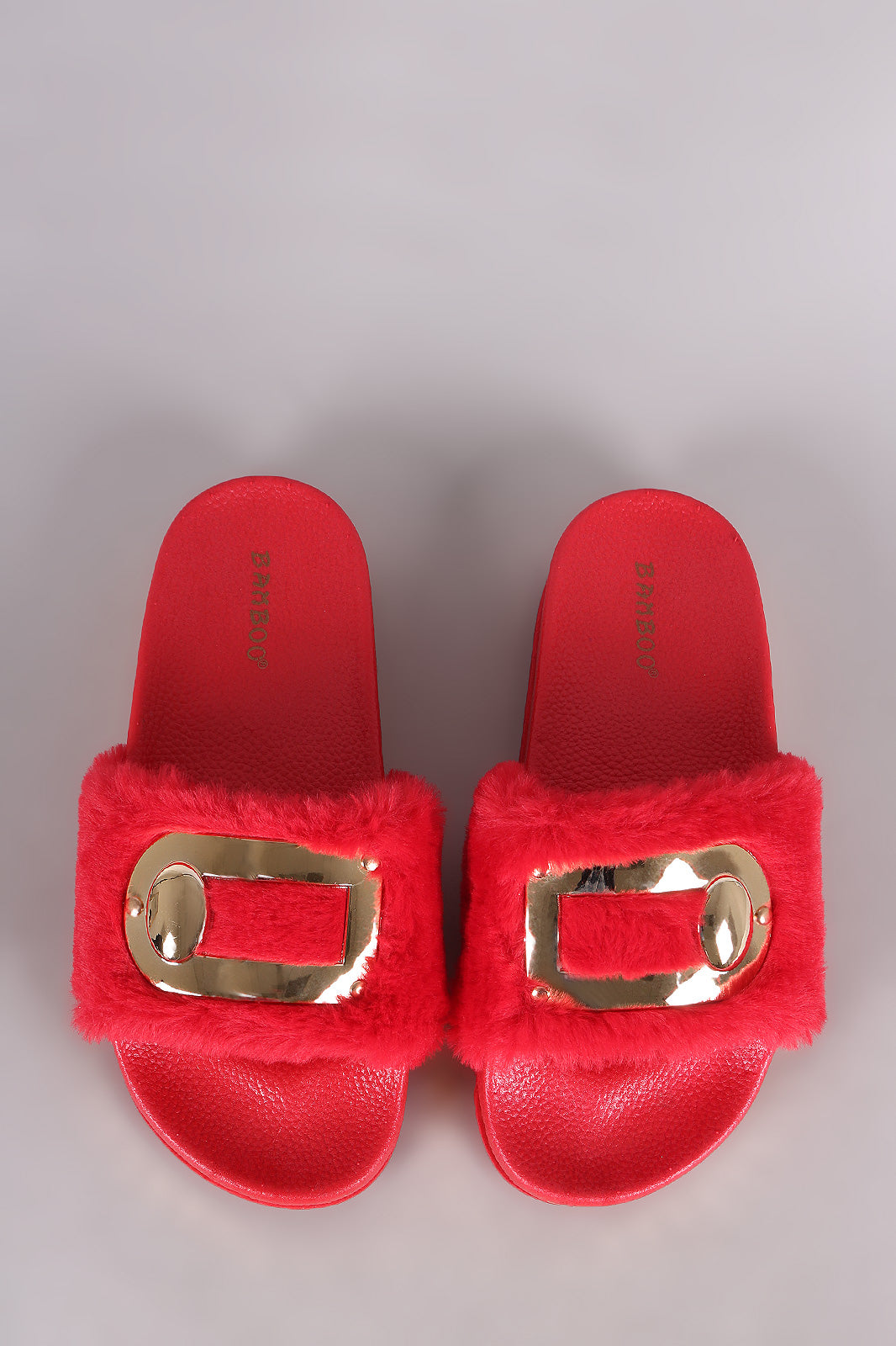 Gold Link Chain Slippers