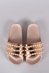 Monroe Pearled Slippers