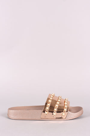 Monroe Pearled Slippers