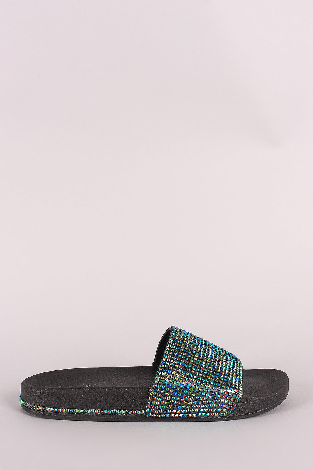 Qupid Rhinestone Slippers