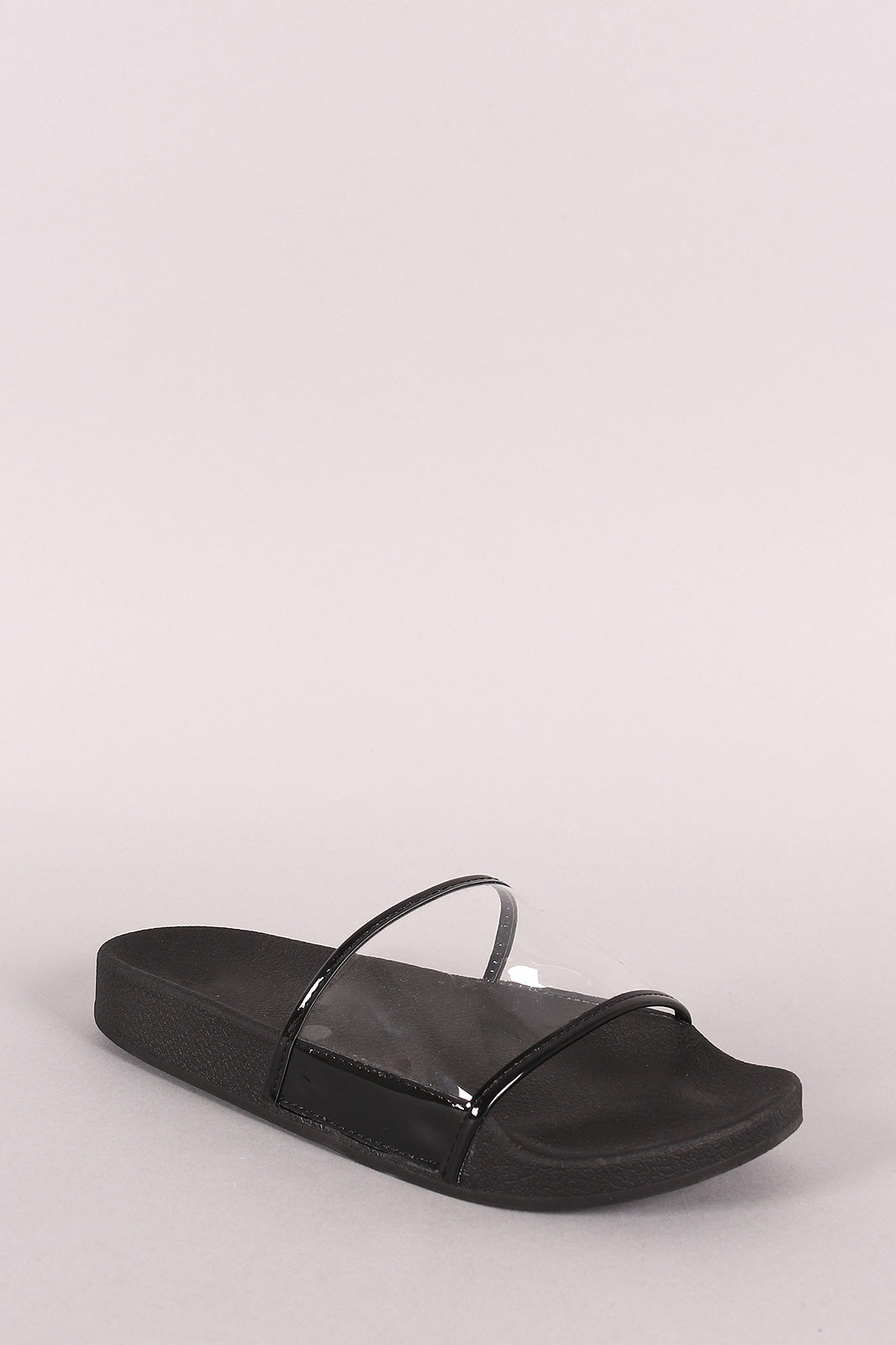 Clear Panel Slippers