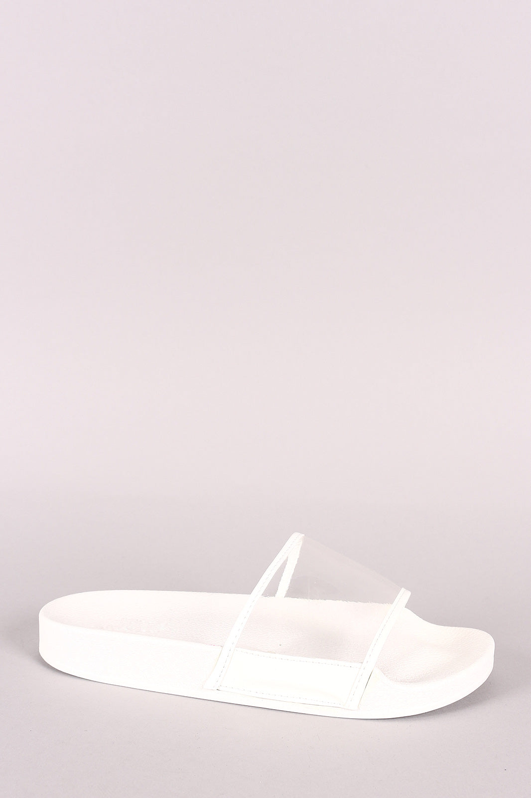Clear Panel Slippers