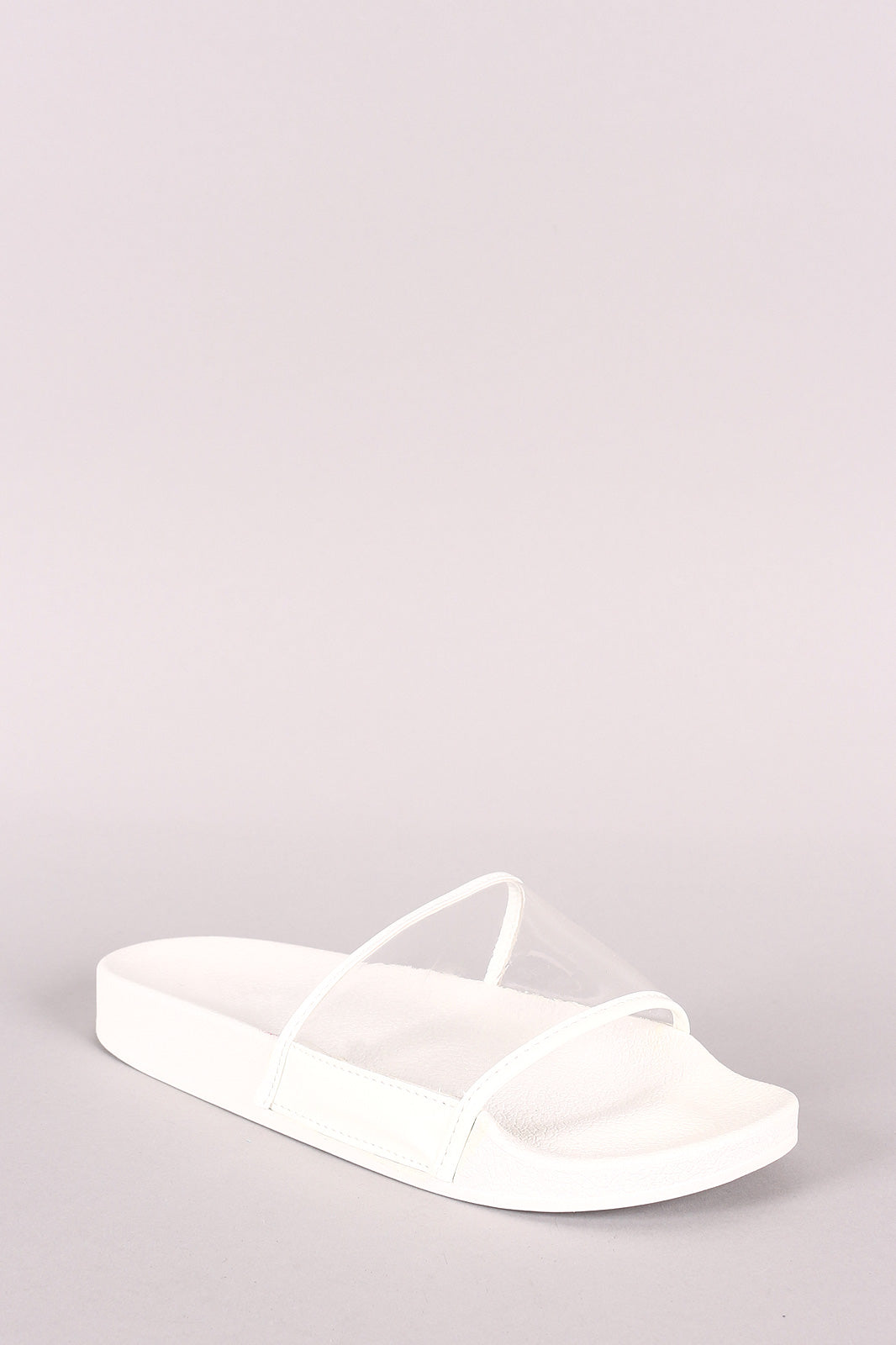 Clear Panel Slippers